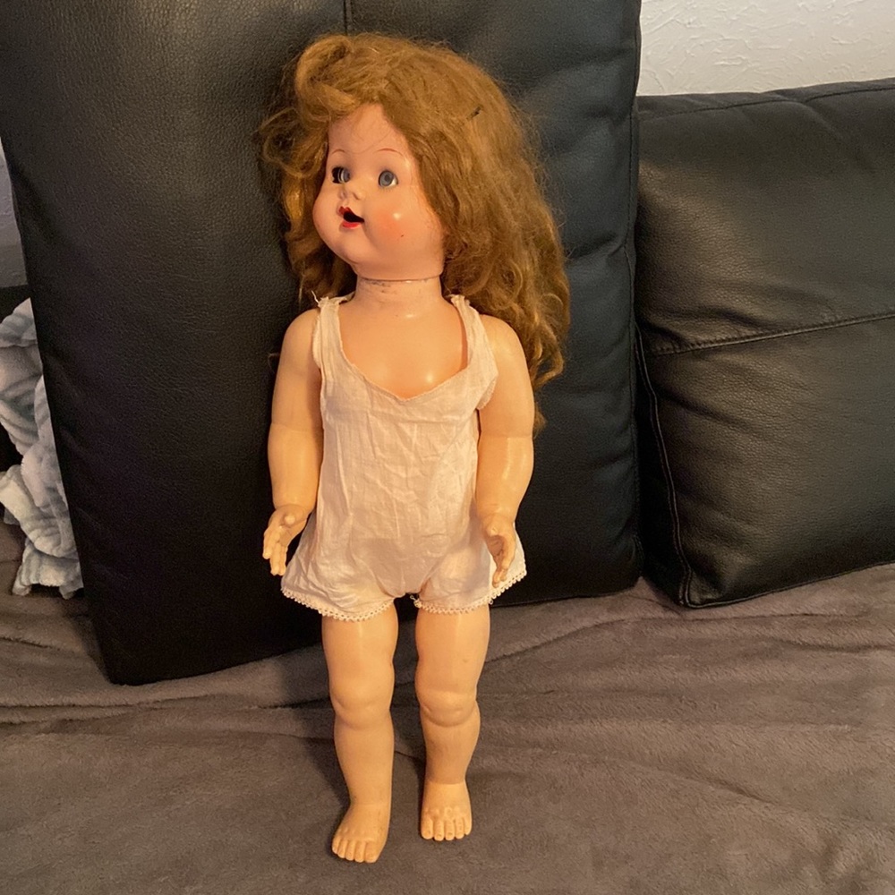 SOLD 1950’s Vintage Ideal 22” Saucy Walker Doll, 1950s